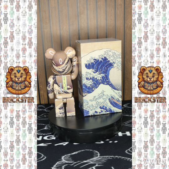 Bearbrick Kanagawa Surf 400% 28см