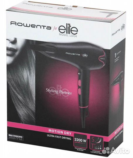 Фен для сушки волос Rowenta CV5712 elite 2200w