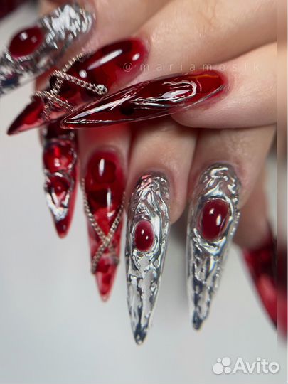Наращивание ногтей/крейзи маникюр