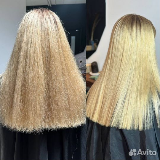 Реконструкция волос, кератин/ботокс/хв