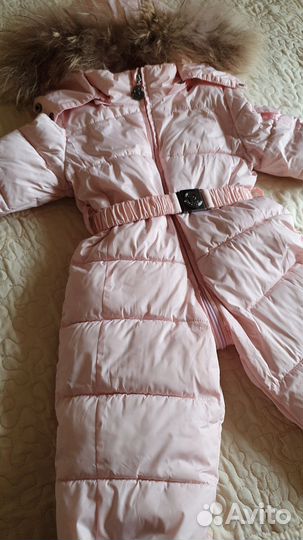 Зимний комбинезон для девочки 74 80 Moncler