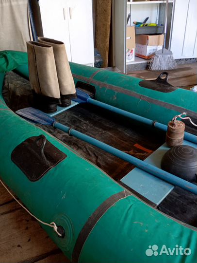 Лодка пвх бу двух местная с вёслами