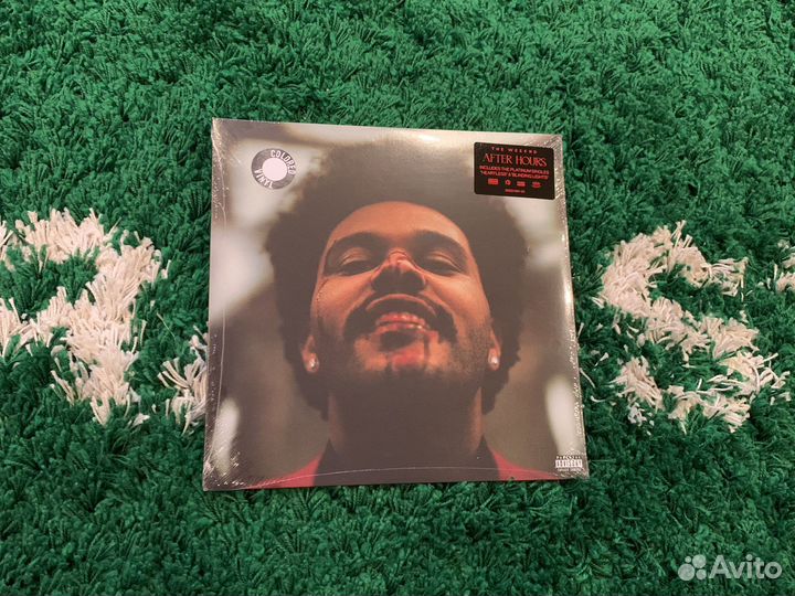 Weeknd After Hours Clear with red splatter vinyl