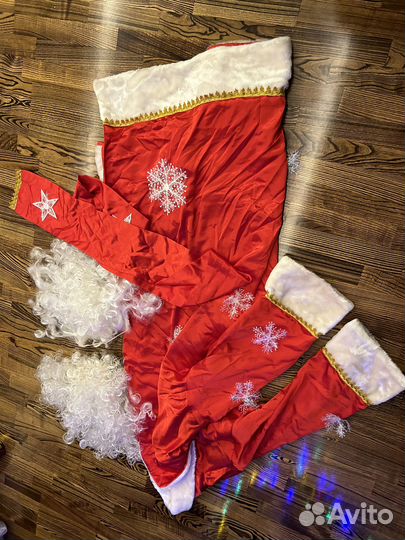 Костюм деда мороза взрослый