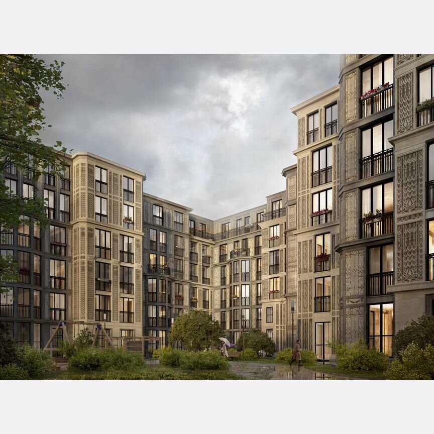 3-к. квартира, 74,7 м², 4/7 эт.