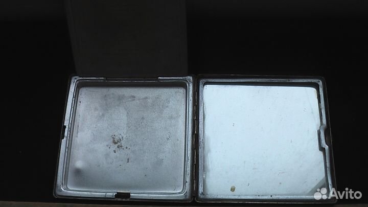 Пудреница женская СССР Ленинград мельхиор. небольш