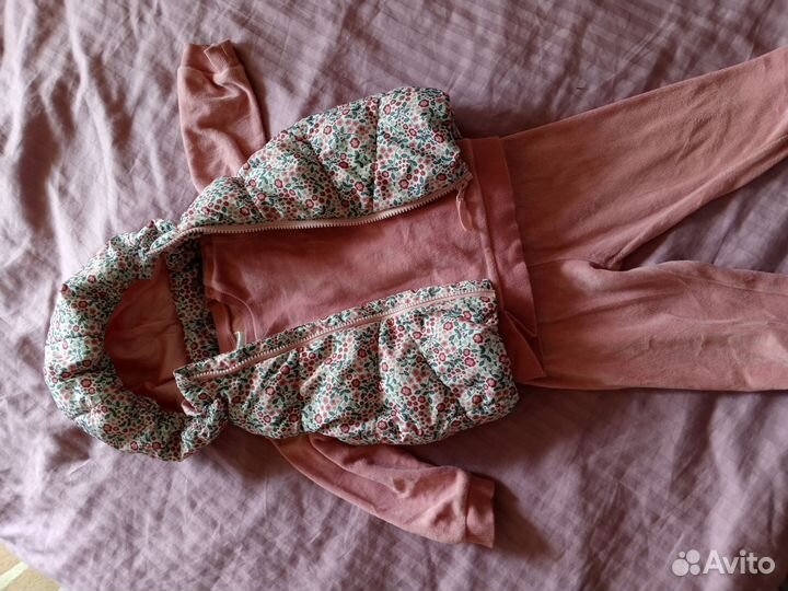 Вещи пакетом 86 92 на девочку Zara hm