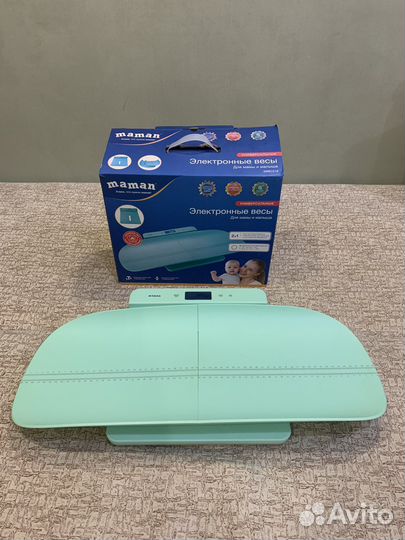 Детские весы с ростомером maman