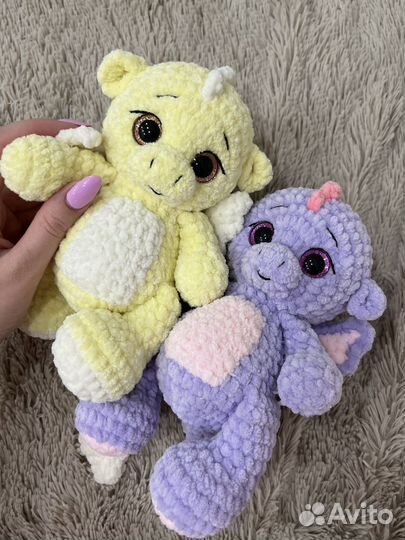 Дракон - вязаная игрушка