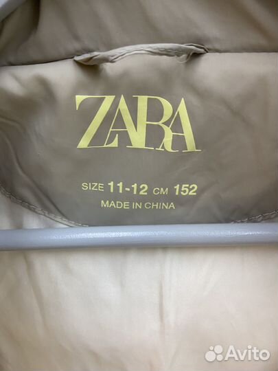 Пуховик zara 152