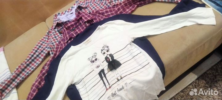 Кофты и рубашки для девочки