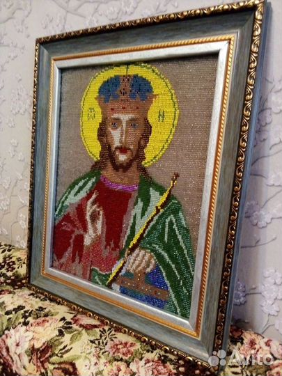 Икона из бисера 