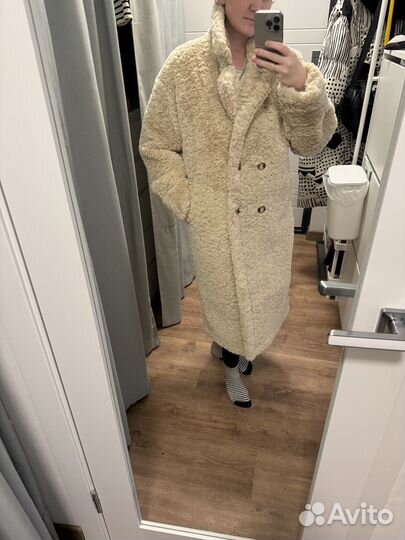 Шуба искусственная зимняя