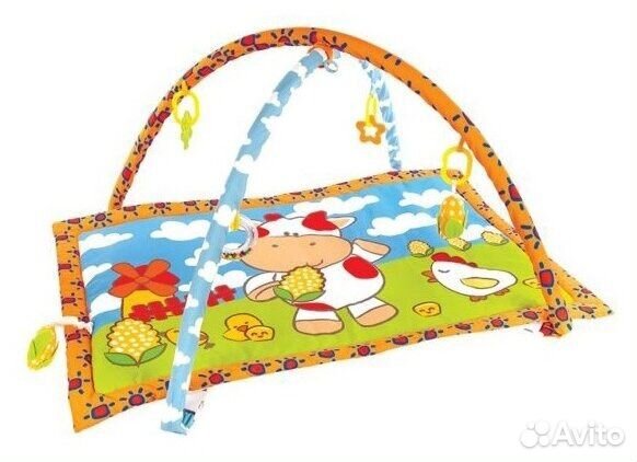 Развивающий детский коврик Жирафики