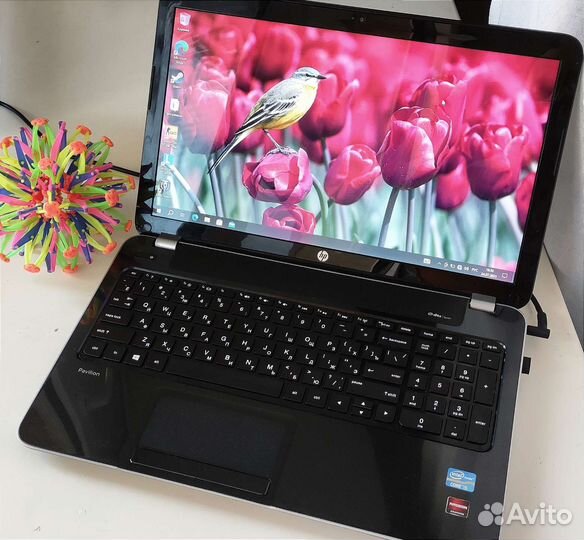 Игровой ноутбук HP 4ядра/как новый