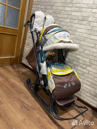 Коляска санки