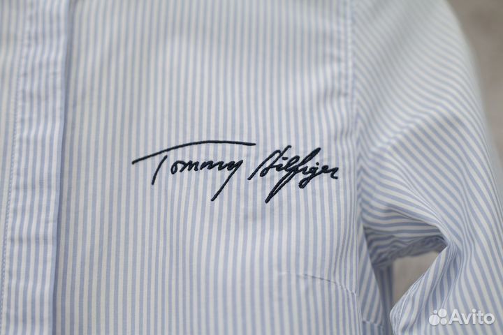 Рубашка женская tommy hilfiger размер 2, рос. разм