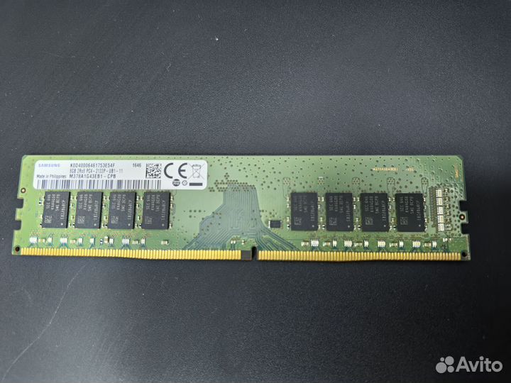 Оперативная память DDR4 8gb samsung