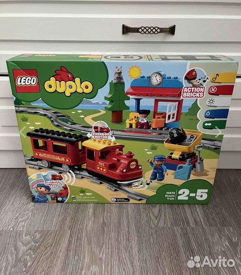 Конструктор lego duplo Town Поезд на паровой тяге