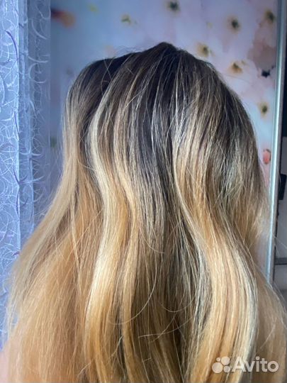 Парик блонд омбре