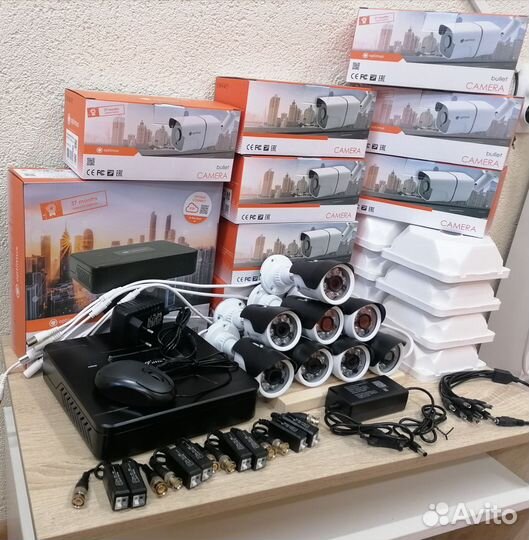 Комплект видеонаблюдения - 8 камер