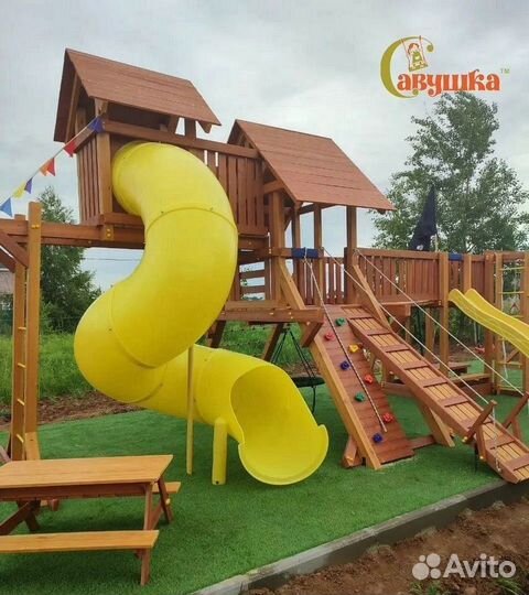 Детская площадка для всей семьи Савушка Люкс 15