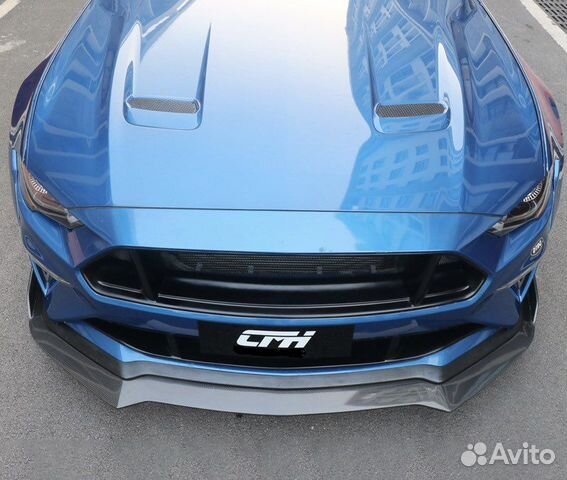 Сплитер переднего бампера (губа) Ford Mustang 6