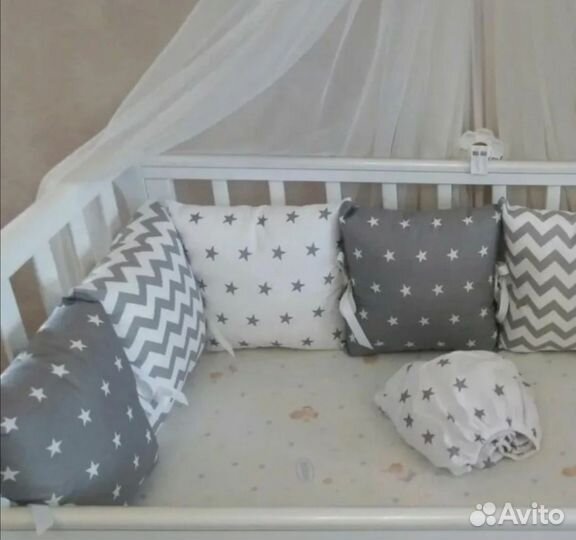 Бортики в кроватку