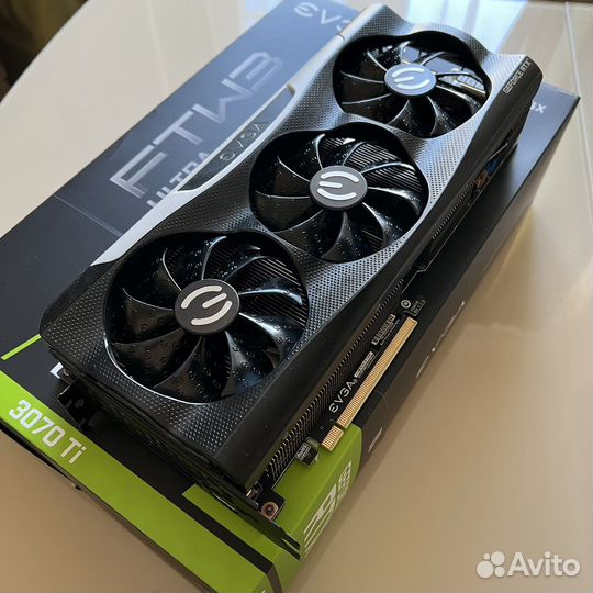 Видеокарта evga RTX 3070 Ti FTW3 ultra (LHR)