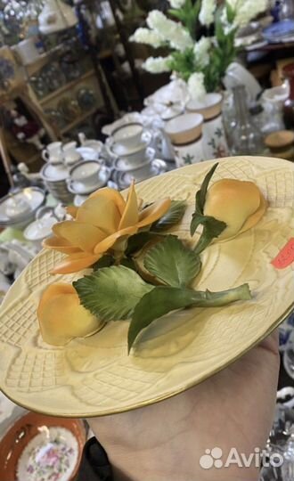 Настенная тарелка «Английская Роза»