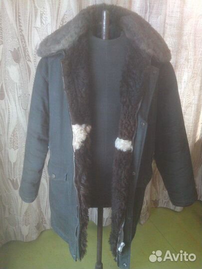 Тёплая меховая куртка