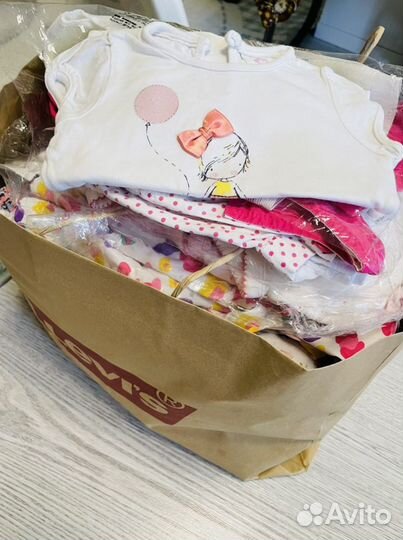 Вещи брендовые для девочки 62-74-80