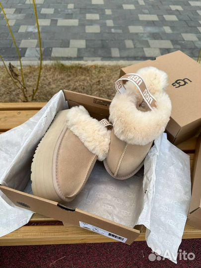 Тапочки UGG Funkette На Резинке Размеры 36-40