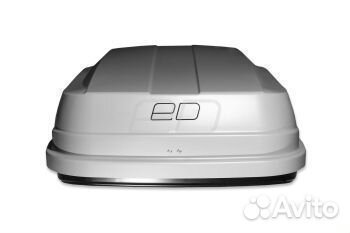 Бокс автомобильный Магнум 390 (серый карбон)