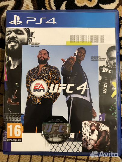 Диски на ps4 ufc 4