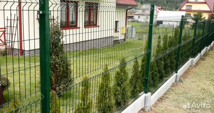 Забор металлический под ключ быстро