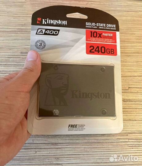 Ssd kingston a400 240gb новые