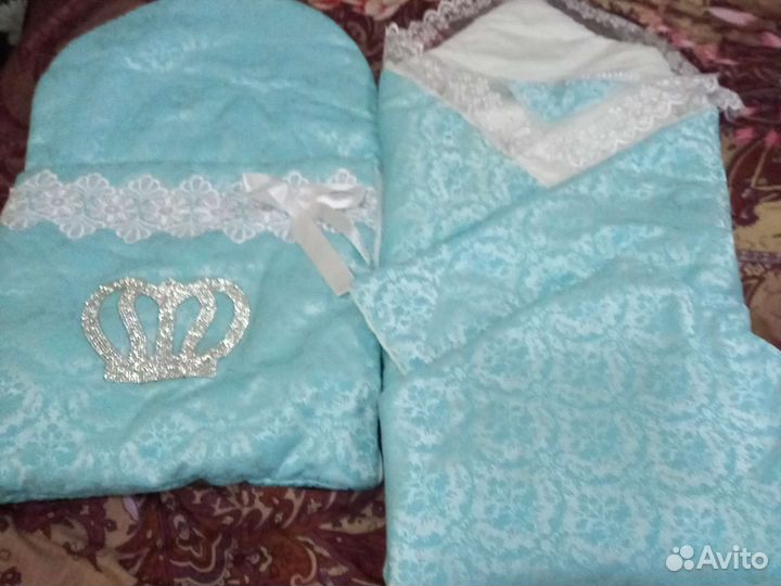 Конверт на выписку для мальчика осень