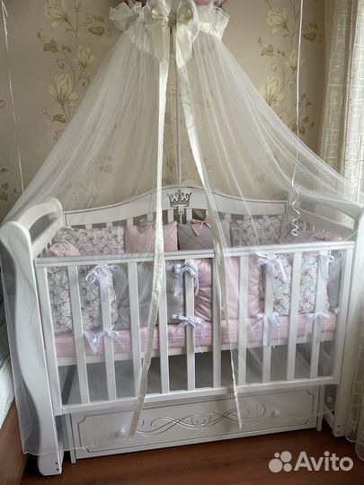 Балдахин в детскую кроватку