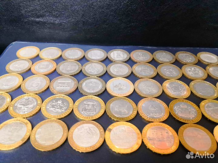 50 разных Биметаллических монет России