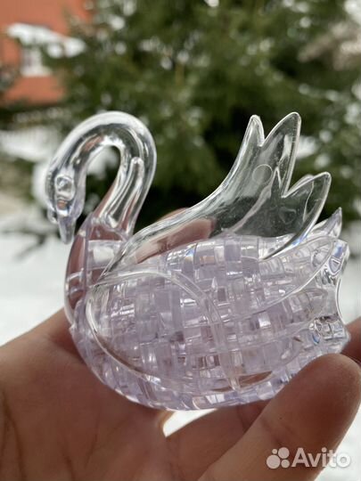 Пазлы 3D Лебедь Сваровски Австрия 2000г