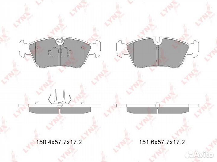 Колодки тормозные дисковые перед