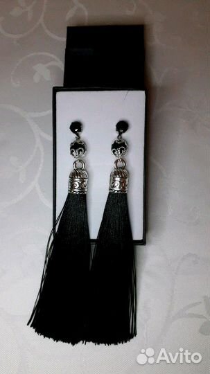 Серьги-кисти