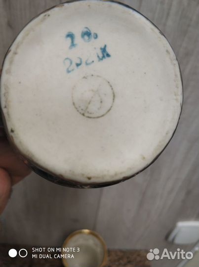 Бокал чайный кобальт СССР