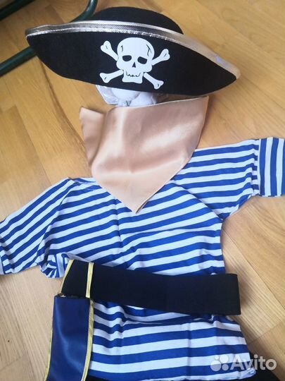 Костюм пирата на 2-3 года