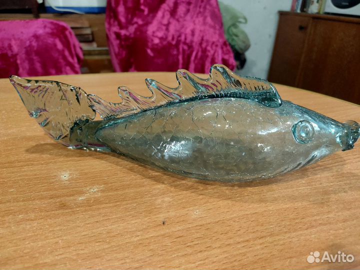Рыба стекло винтаж СССР