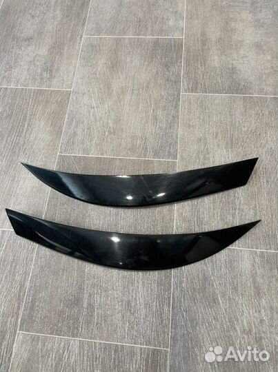 Накладки/реснички на фары solaris