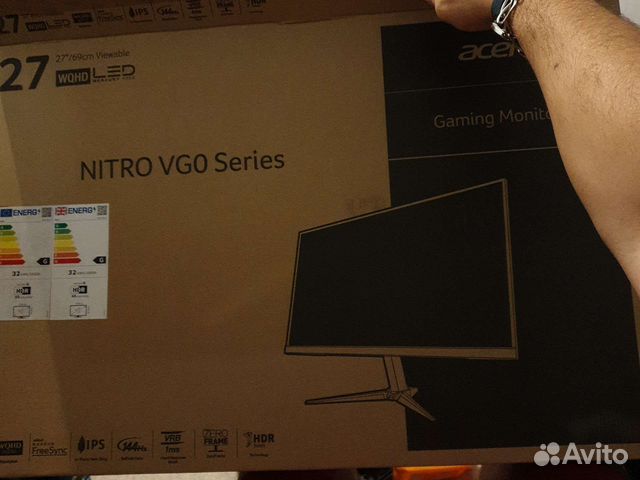 Монитор acer nitro vg270upbmiipx 2к купить в Перми | Электроника | Авито