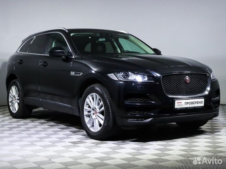 Jaguar F-Pace 2.0 AT, 2016, 83 000 км