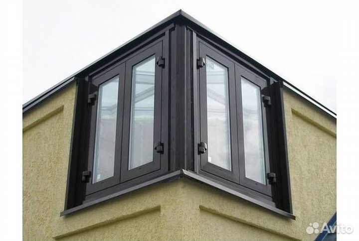 Алюминиевые окна рамы-купе